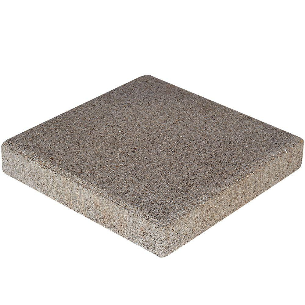 12 In X 12 In X 15 In Pewter Square Concrete Step Stone 71200 within dimensions 1000 X 1000