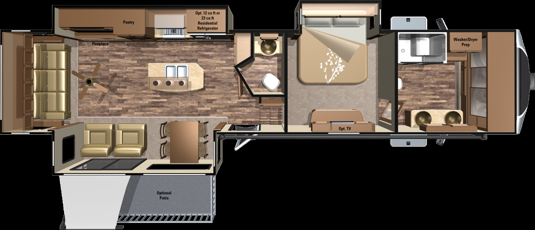 2016 Open Range 3x Fifth Wheels 3x397fbs Highland Ridge Rv regarding proportions 1812 X 779