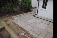 Autumn Green Slabs Laid New Drains Installed Drainage And Brick inside measurements 1280 X 720