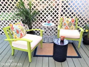 Backyard Makeover Chronicles Patio Furniture Refresh For Under 20 for dimensions 1024 X 768