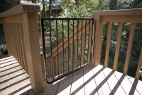 Bar Furniture Patio Gate Expandable Deck Gate Design And Ideas inside measurements 1600 X 1067