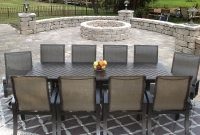 Barbados Sling Outdoor Patio 11pc Dining Set For 10 Person With with regard to size 1500 X 1071