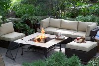 Belham Living Marcella All Weather Wicker 50 In Fire Pit Chat Set intended for measurements 3200 X 3200