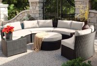 Belham Living Meridian Round Outdoor Wicker Patio Furniture Set With pertaining to proportions 1600 X 1600