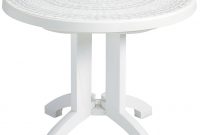 Brilliant Patio Table With Umbrella Hole Round Plastic Patio Table intended for dimensions 999 X 960