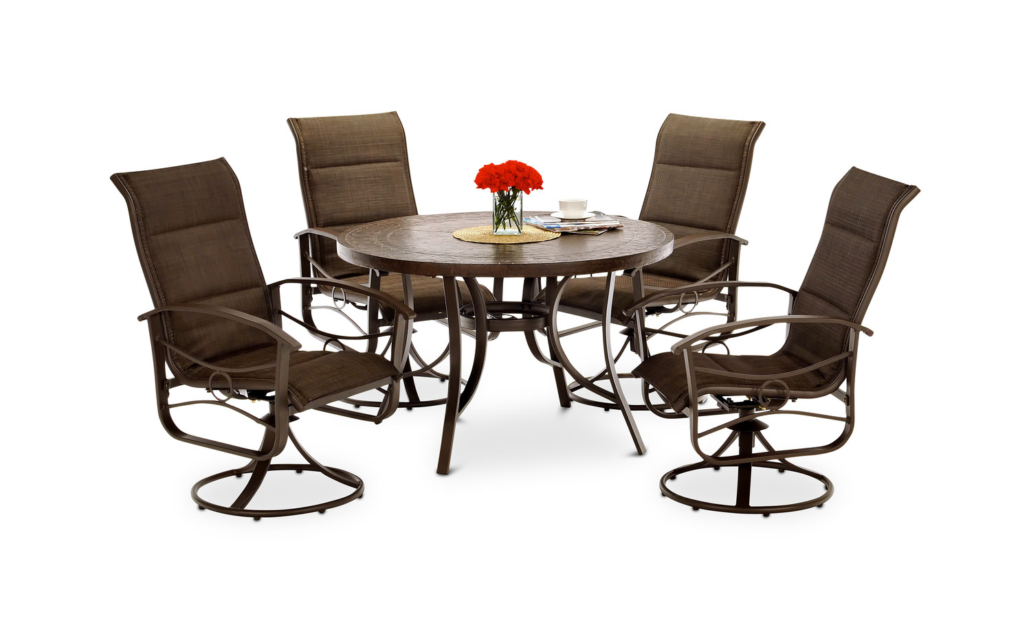 Callaway Iii 5 Piece Patio Dining Set Furniture Creations Direct intended for sizing 1500 X 916