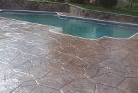 Colored Pavers Or Stamped Concrete Patio Look Better In The Rain inside measurements 1239 X 929