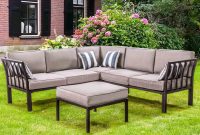 Courtyard Creations Mission Ridge 4 Pc Sectional Sofa Set Patio pertaining to size 1134 X 1134