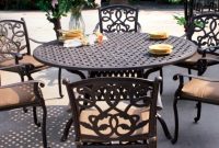 Darlee Santa Monica 7 Piece Cast Aluminum Patio Dining Set With for measurements 1498 X 1498