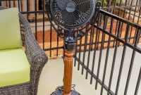 Fanimation Old Havana Outdoor Pedestal Mounted Fan Black throughout size 1499 X 1499