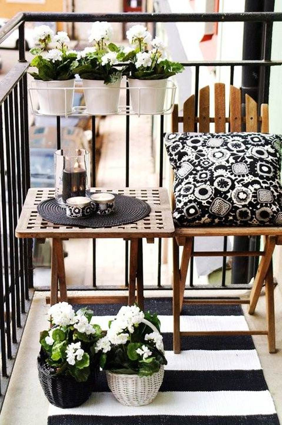 Great Idea To Decorating A Small Balcony Awesome Ideas To inside sizing 958 X 1440