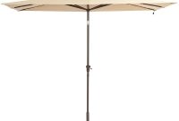 Hampton Bay 10 Ft X 6 Ft Aluminum Solar Patio Umbrella In Cafe for size 1000 X 1000