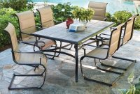 Hampton Bay Belleville 7 Piece Padded Sling Outdoor Dining Set pertaining to dimensions 1000 X 1000