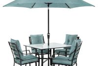Hanover Lavallette Black Steel 5 Piece Outdoor Dining Set With intended for dimensions 1000 X 1000