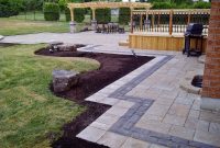 Interlock Walkway And Patio With A Double Border Decks Arbors for proportions 2592 X 1944