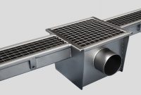 Kitchen Drainage Channel Floor Stainless Steel With Grating inside dimensions 2343 X 1500