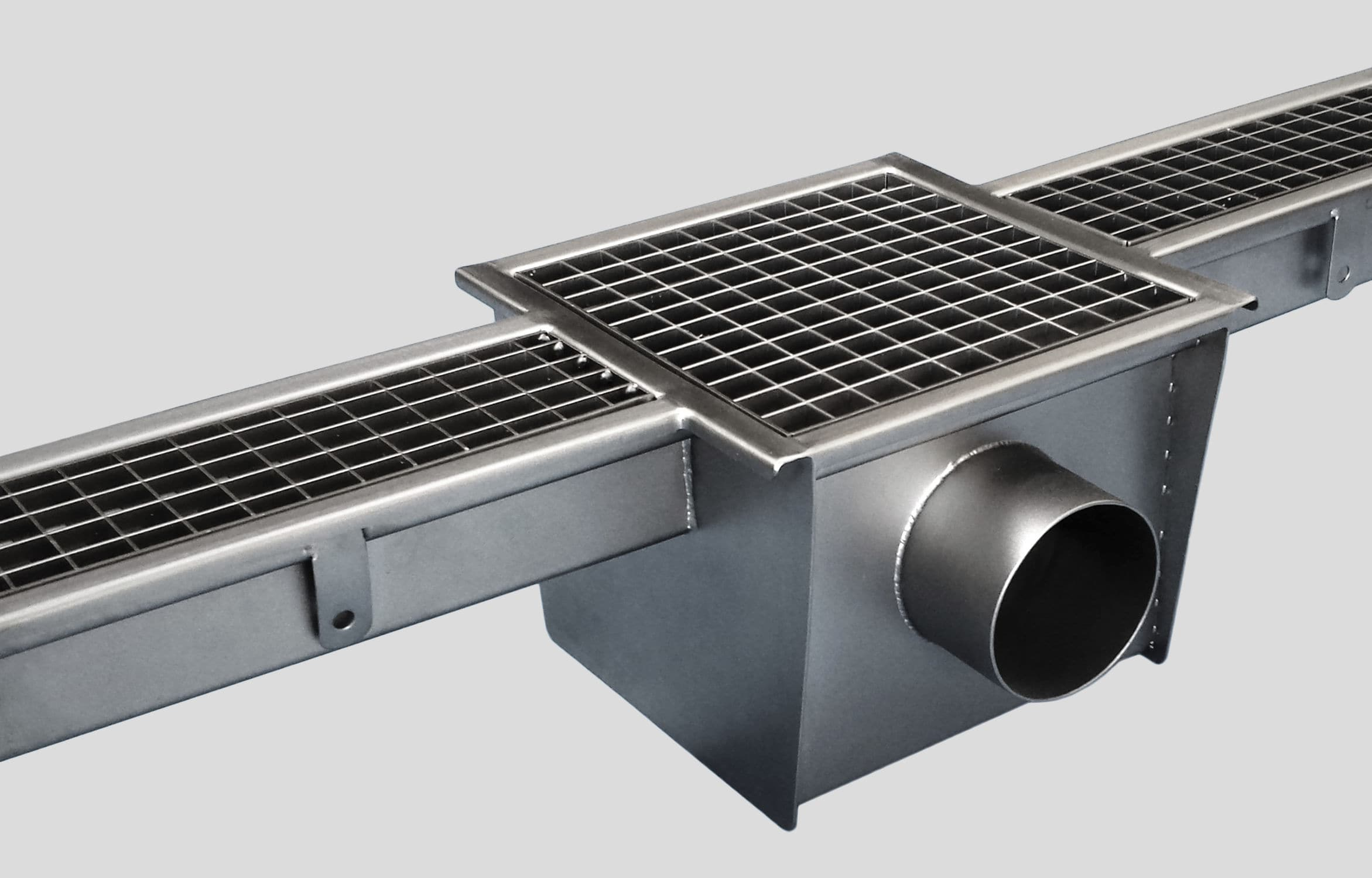 Kitchen Drainage Channel Floor Stainless Steel With Grating inside dimensions 2343 X 1500