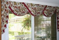 Lovely Floral Scarf Valance As Patio Door Window Treatments With in proportions 2789 X 1950