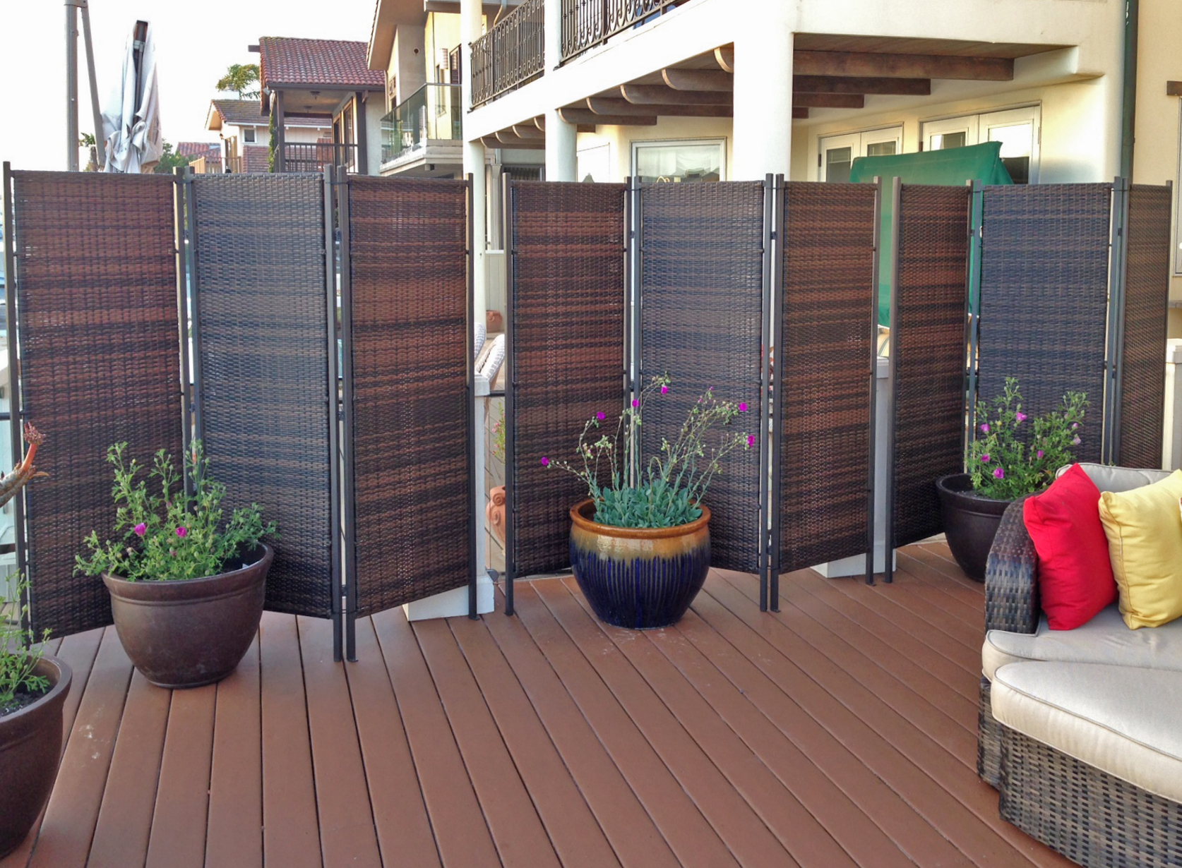 More Privacy For Your Deck Or Patio Amazing Decks with regard to size 1674 X 1230