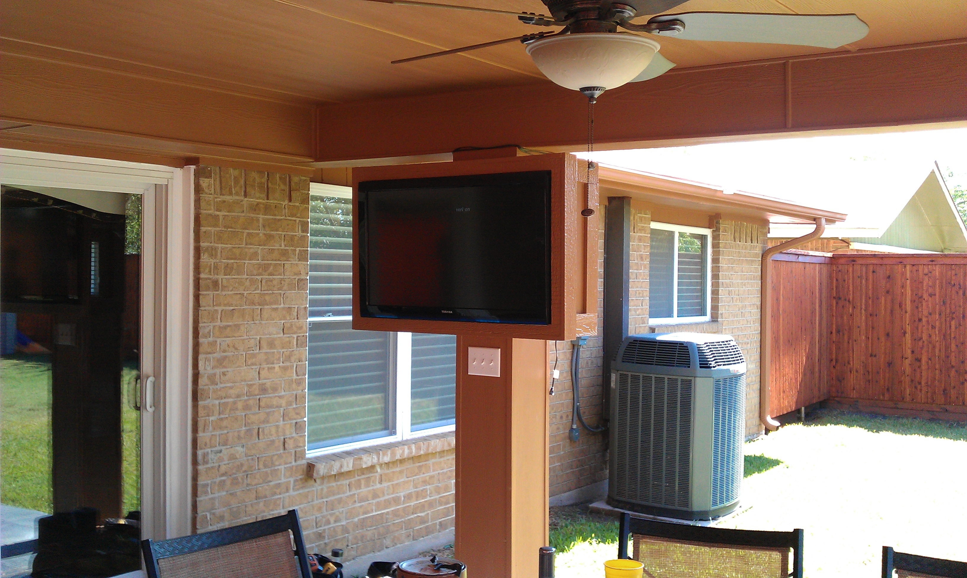 Mounting A Tv Outdoors Outdoor Designs within size 3264 X 1952