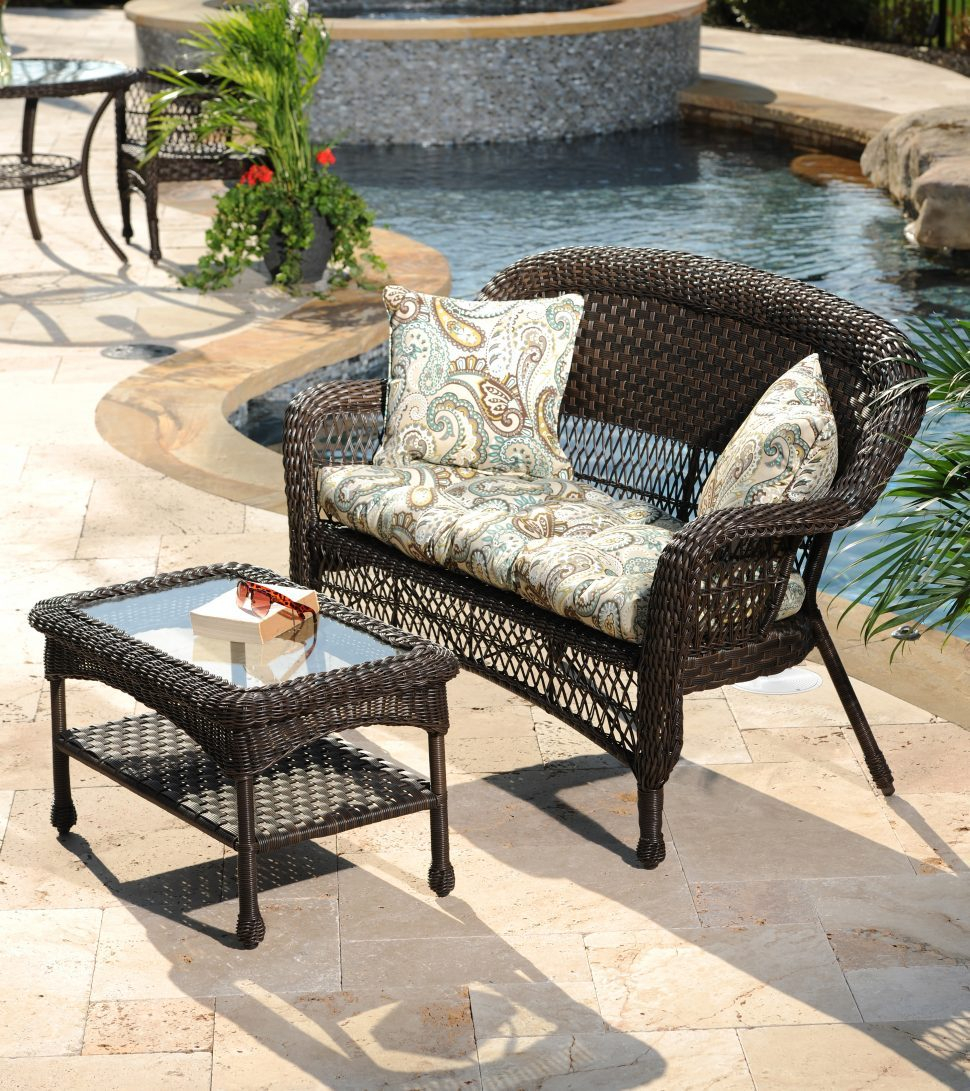 Multipurpose Kirklands Outdoor Living Furniture Patio Settee Mid pertaining to proportions 970 X 1091