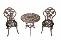 Oakland Living Rose 3 Piece Patio Bistro Table Set 3705 Ab The for sizing 1000 X 1000