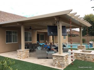 Outdoor Cover Ideas Patio Floor Covering Tv Furniture Covered Deck intended for sizing 1024 X 768