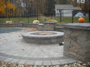 Outdoor Uncategorized Backyard Stone Patio Designs In Greatest with measurements 3575 X 2681