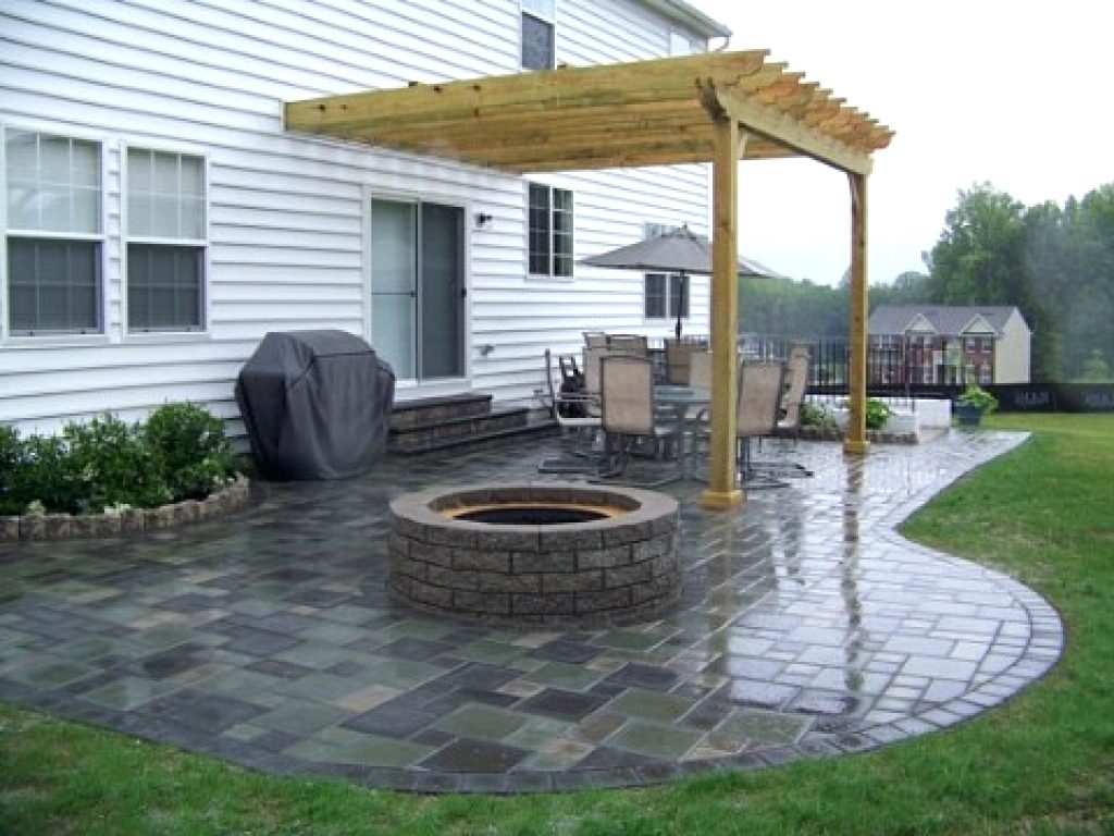 Patio Ideas Backyard Patio Shape Ideas L Shaped Patio Ideas Paver pertaining to size 1024 X 768