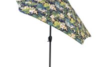 Plantation Patterns 9 Ft Aluminum Patio Umbrella In Caprice for dimensions 1000 X 1000