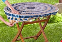 Remarkable Round Patio Table Cover Covers With Elastic Zipper 28 within measurements 819 X 1000