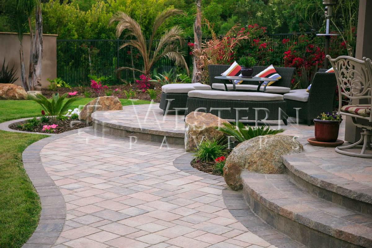 San Diego Pavers Raised And Sunken Patio Gallery Western Pavers throughout size 1200 X 800