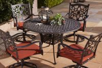 San Marco 48 Inch Round Cast Aluminum Table Dining Furniture with sizing 1200 X 1200