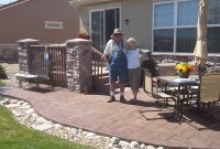 Stamped Concrete Patio Landscaping Don King Landscaping Inexpensive for sizing 2560 X 1440