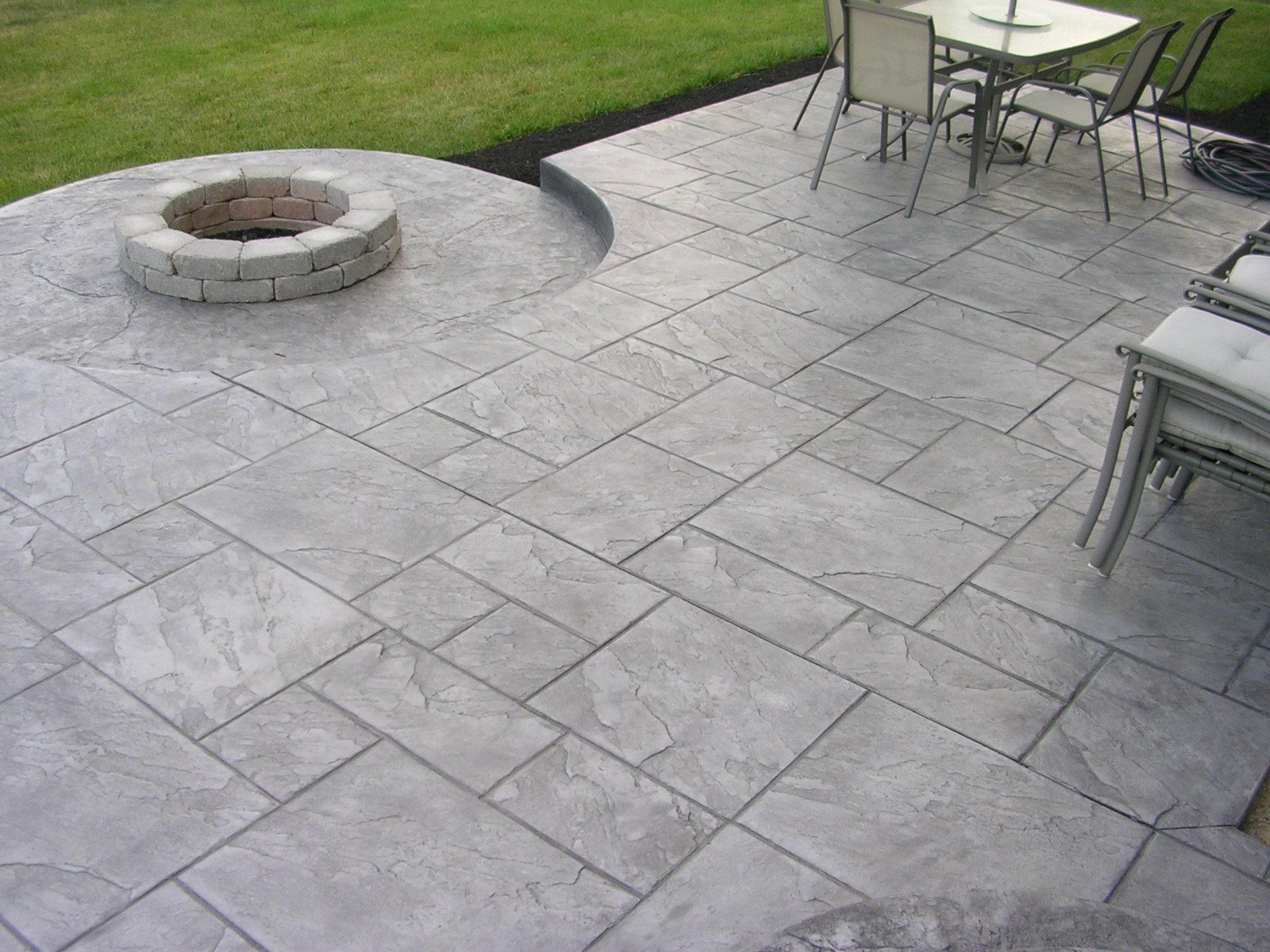 Stamped Concrete Patios Driveways Walkways Columbus Ohio inside measurements 2048 X 1536