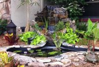 Stone Border Ponds Diy Small Backyard With Waterfall Ideas Fall Door with regard to size 1280 X 720