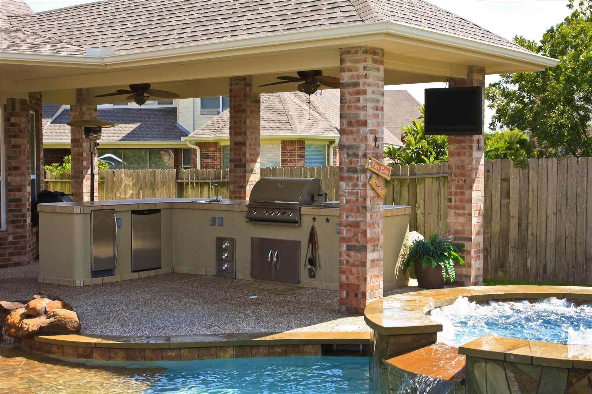 Pool And Covered Patio Designs Patio Ideas