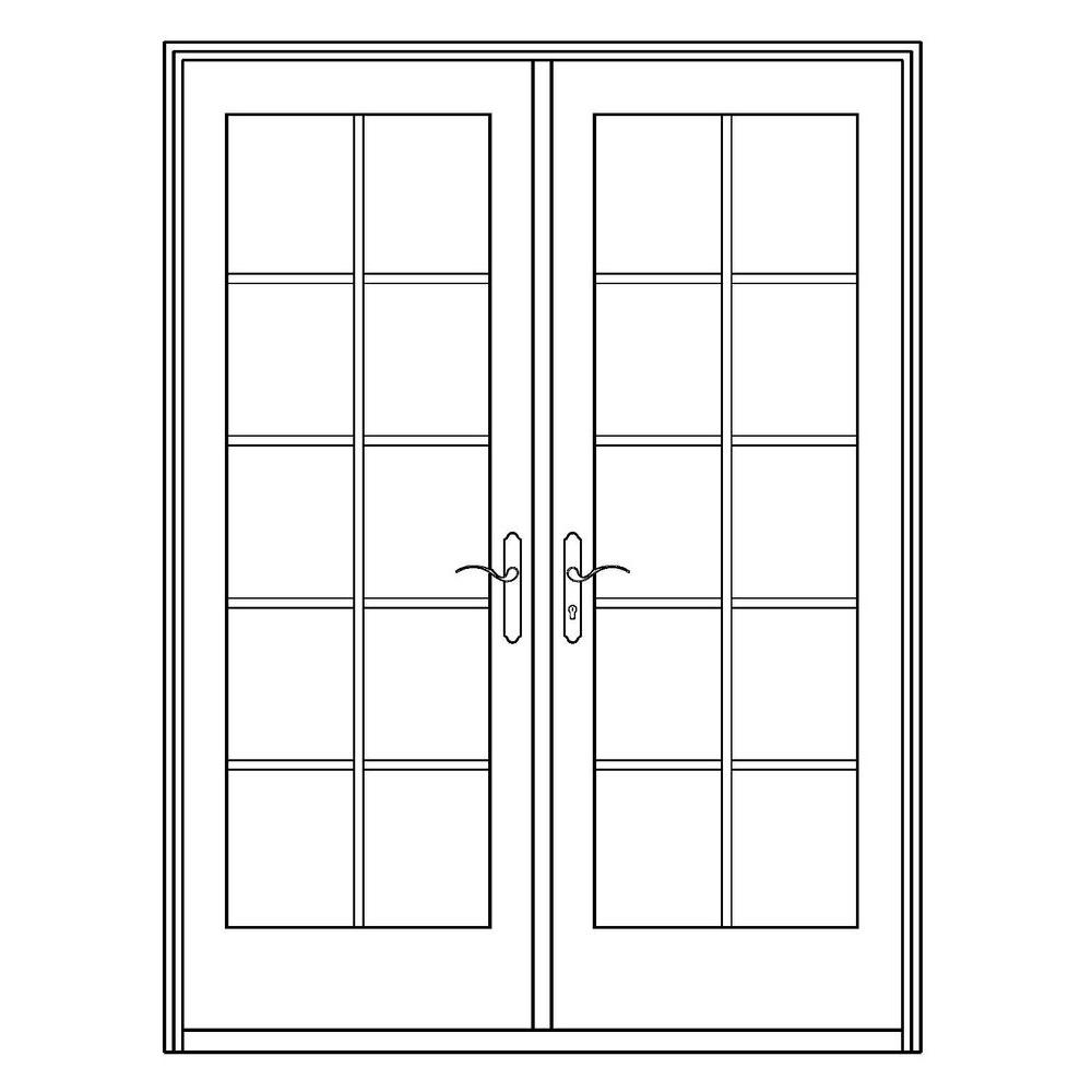 Unfinished French Patio Door Patio Doors Exterior Doors The throughout proportions 1000 X 1000