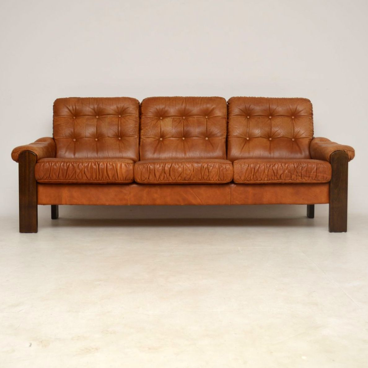 1960s Danish Vintage Leather Sofa Retrospective Interiors pertaining to measurements 1188 X 1190