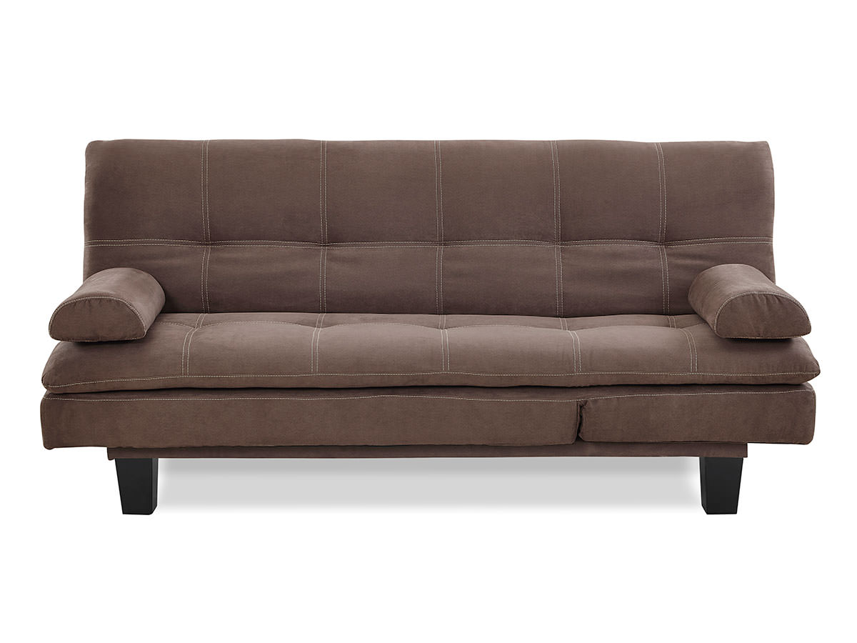 serta matrix convertible leather sleeper sofa java