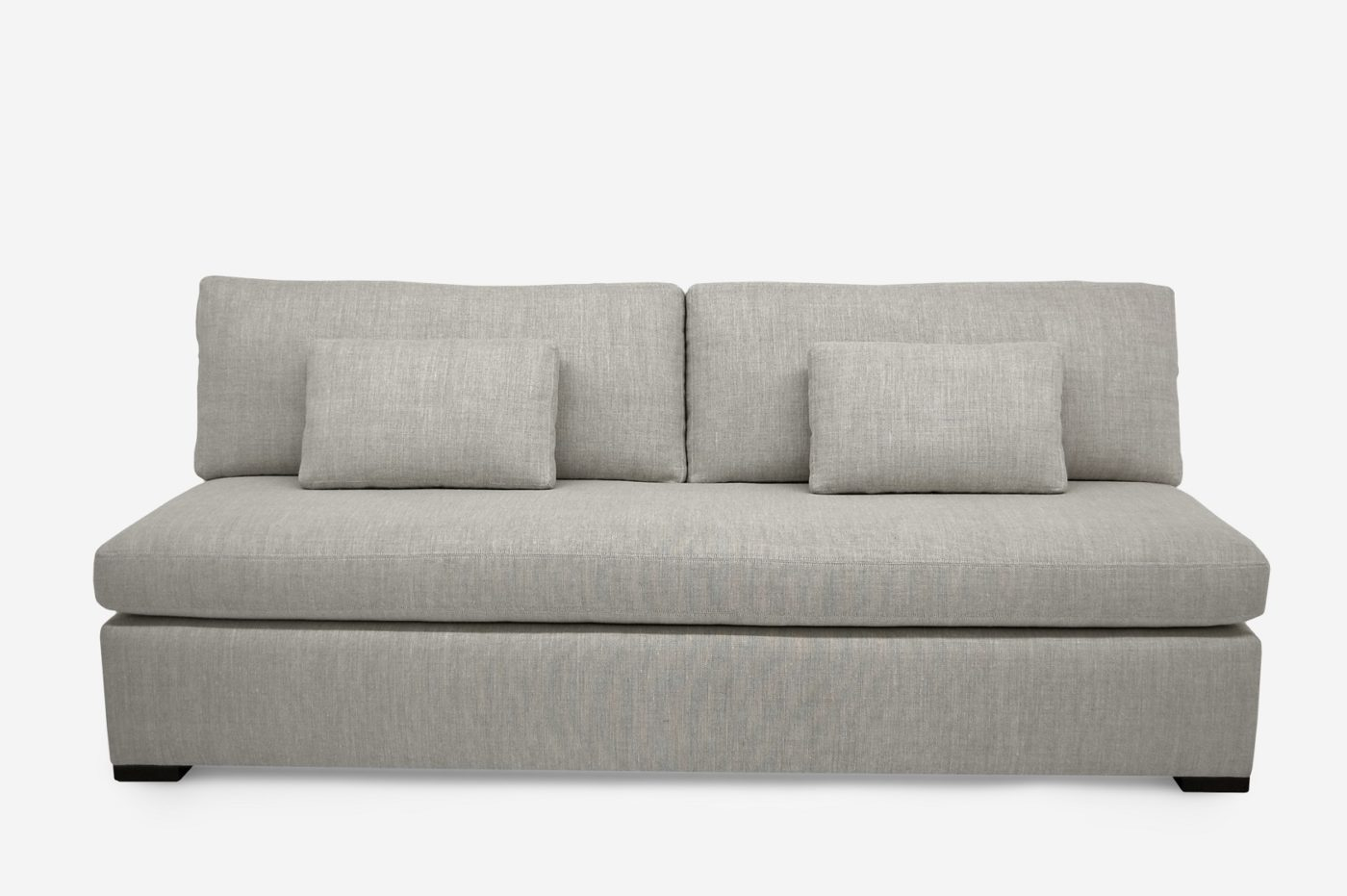 armless sofa bed cover uk