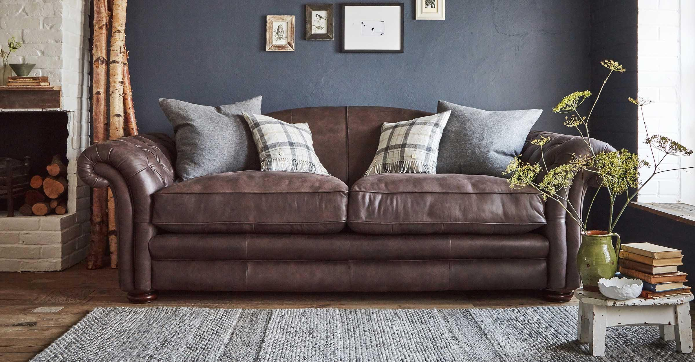 faux leather sofa dfs