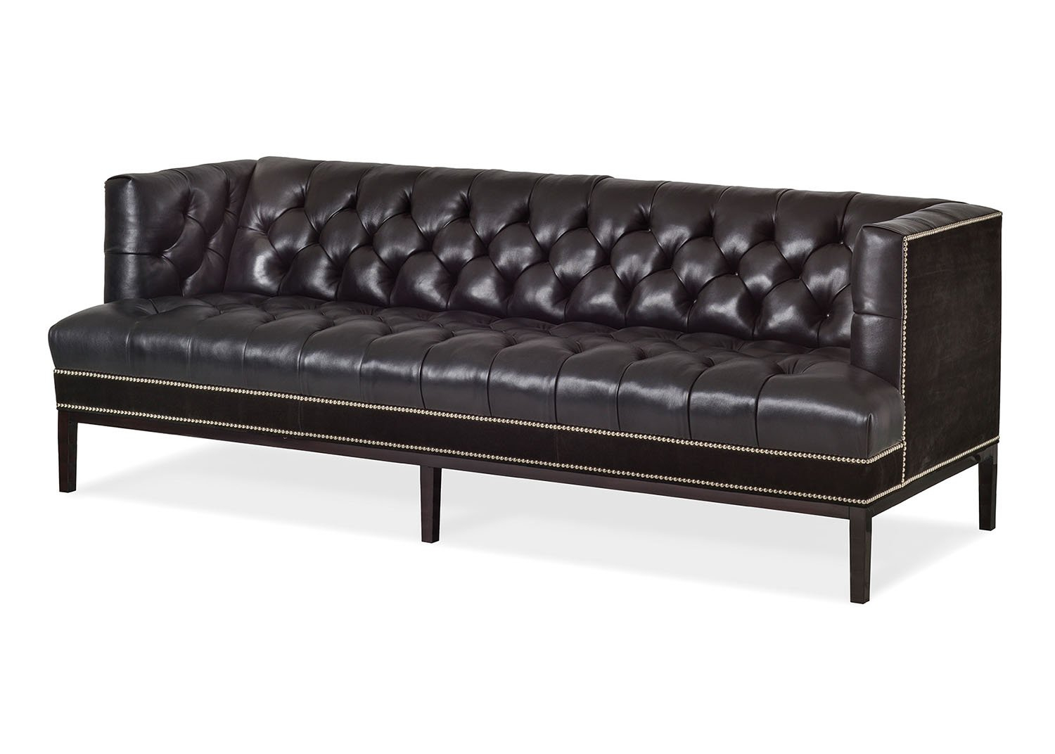Cityscape Tufted Leather Sofa Mobilart Decor High End with regard to sizing 1500 X 1072