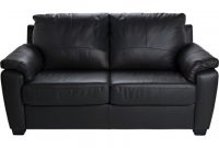 Home Antonio 2 Seater Sofa Bed Chocolate Black Leather inside size 840 X 1000