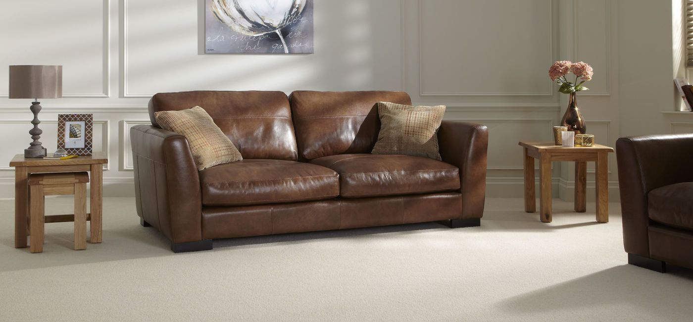 scs leather sofa care