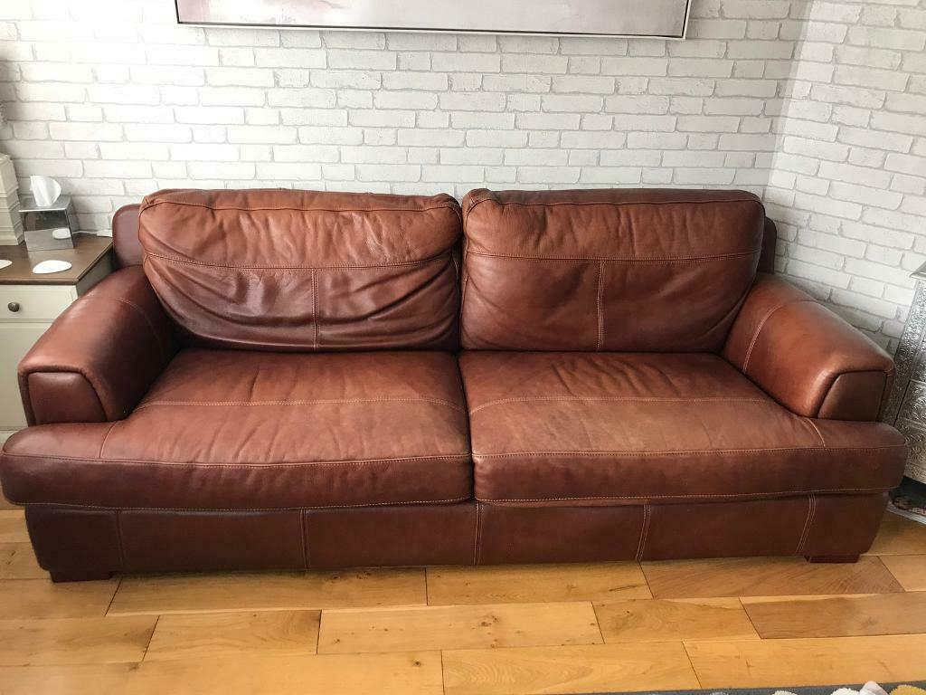 3 seater leather sofa gumtree