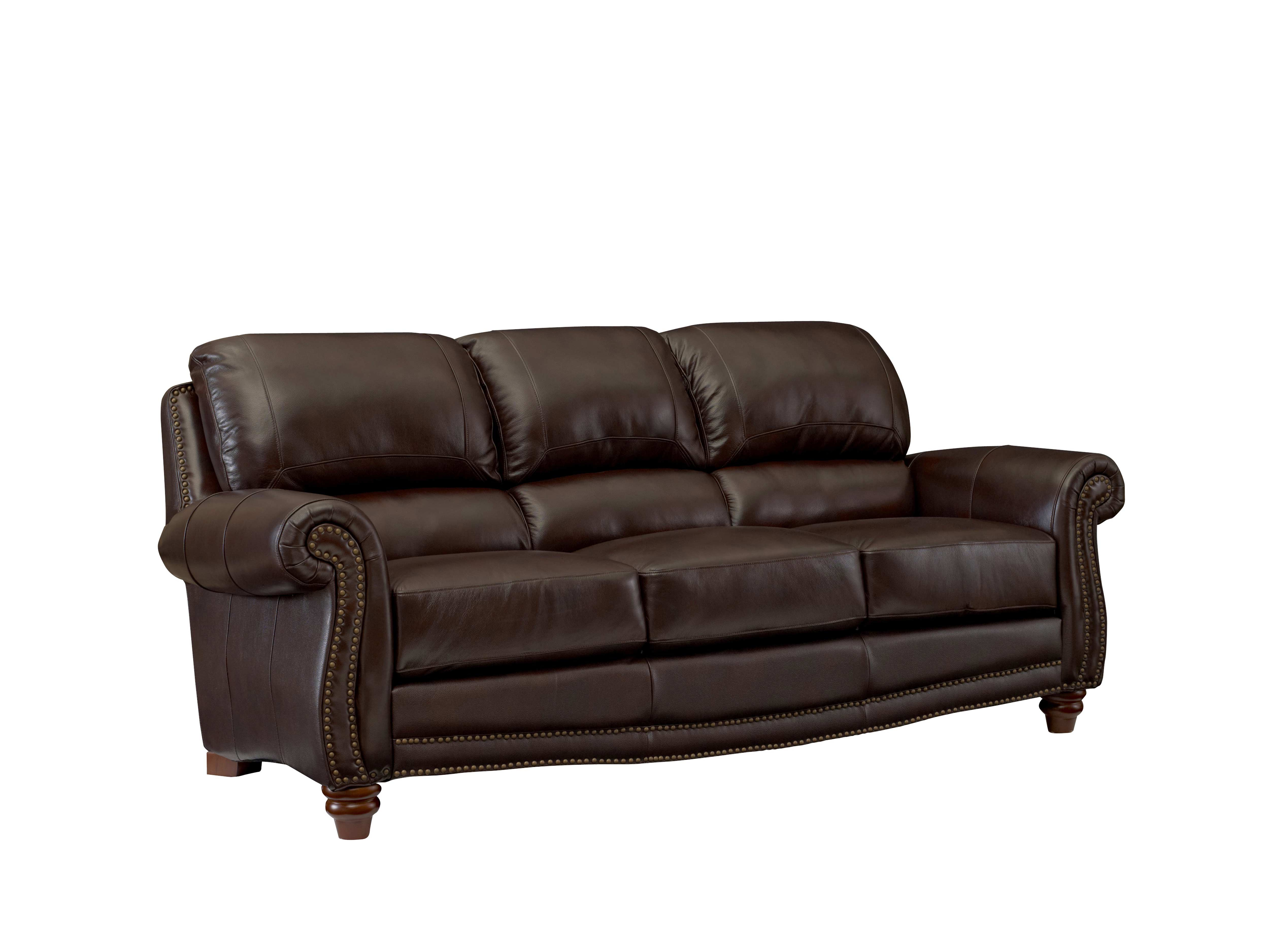 james leather sofa headrest