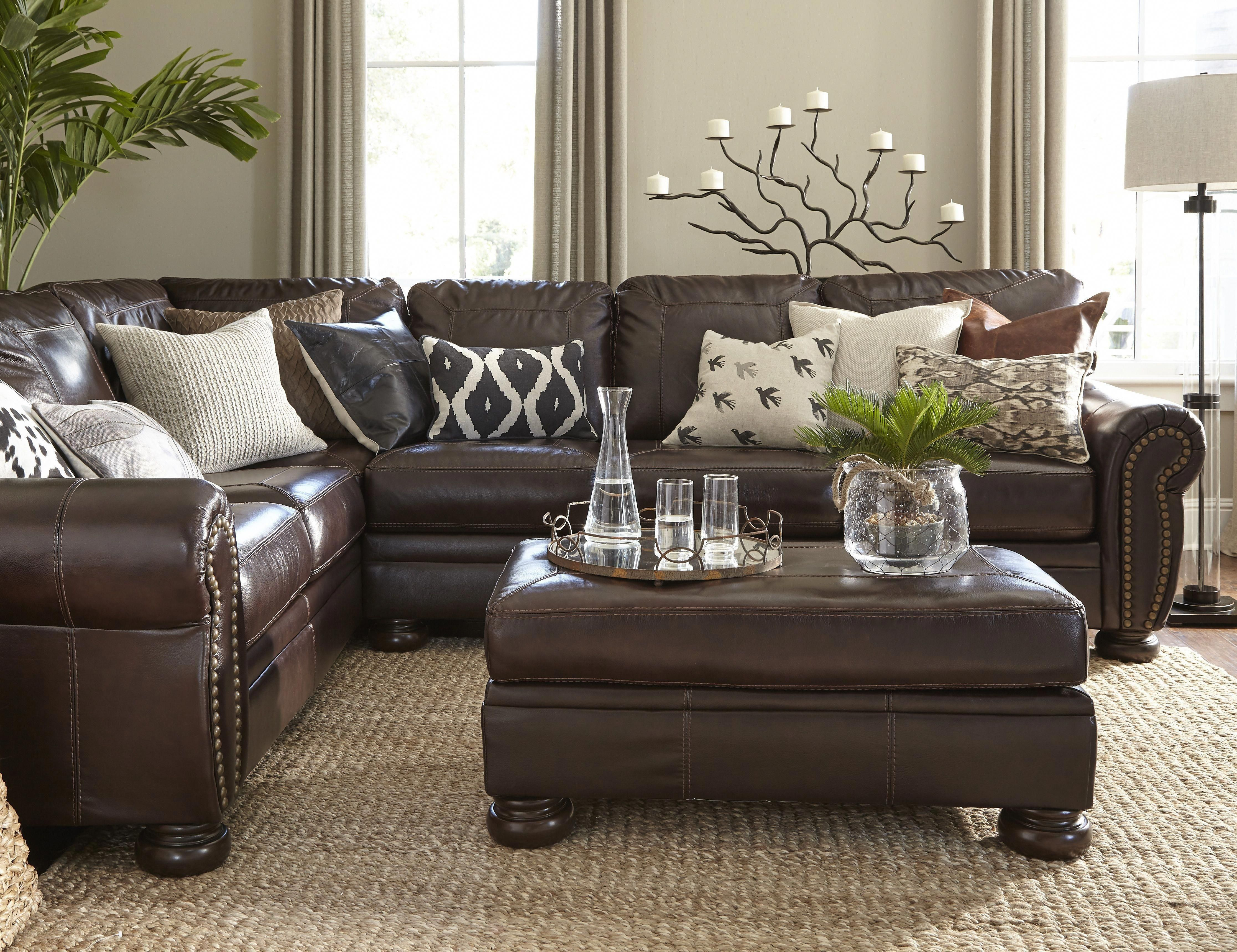 Best Colours To Go With Brown Leather Sofa • Patio Ideas