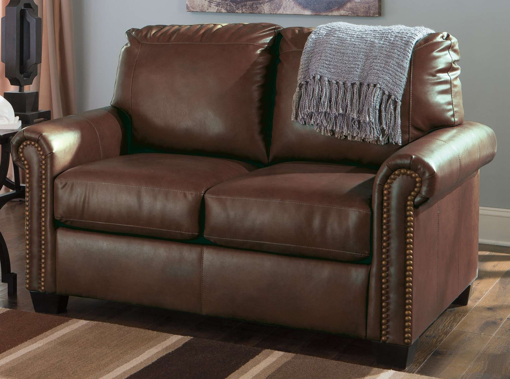 trent leather sleeper sofa