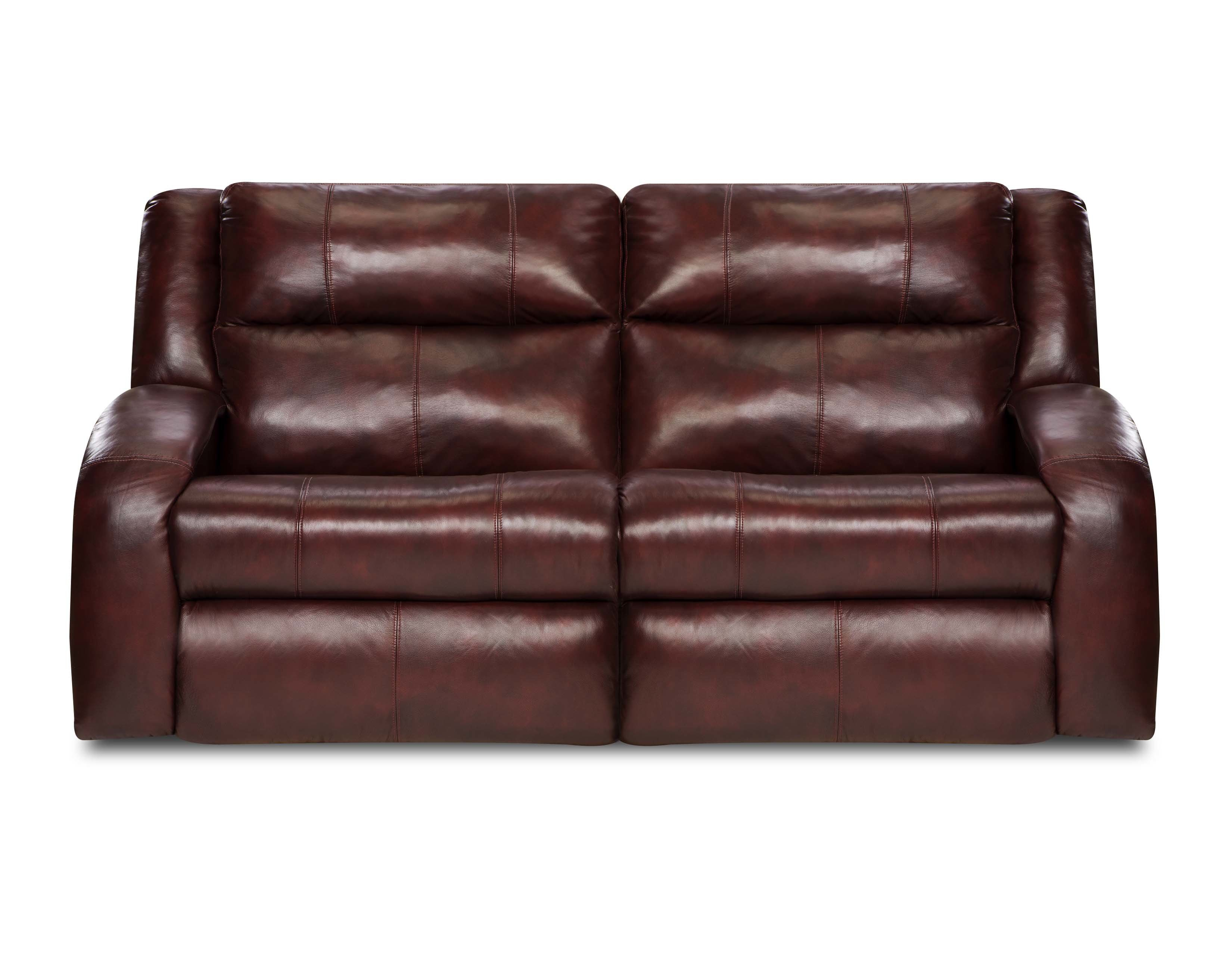maverick dual reclining leather sofa
